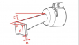 Leister přeplátovací tryska 20mm, 120°/30° vyhnutá