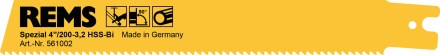 Rems speciální pilový list 4˝ (200mm)/ 3,2mm (5ks)