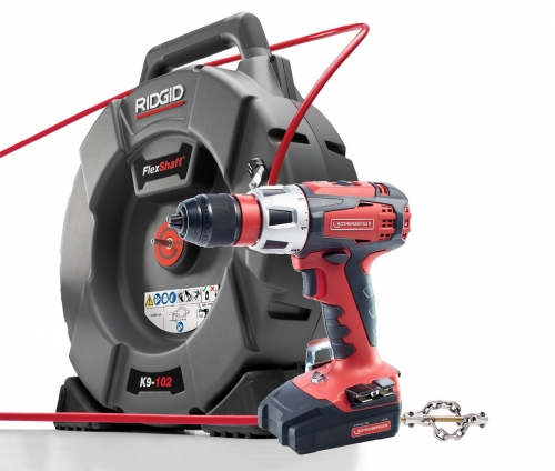 RIDGID FlexShaft K9-102 + Aku Šroubovák 