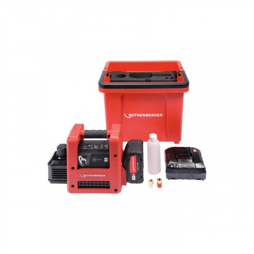 ROAIRVAC R32 5.0 CL 142 l /min. s baterií RO BP18/8, 8.0 Ah 18 V Li-HD, nabíječkou v ROCASE ROBUCKET