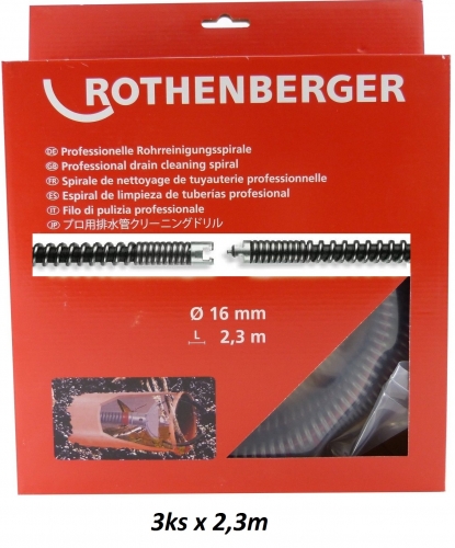Rothenberger SMK Spirála (s výplní) 16mm x 2,3m, 3ks